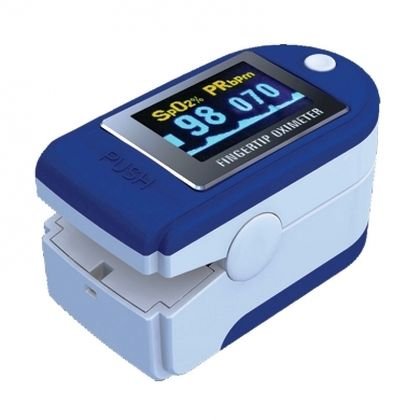 Pulsiossimetro da dito INTERMED SAT-200 portatile con display orientabile a colori - Dispositivo medico conforme alla Normativa CEE 93/42