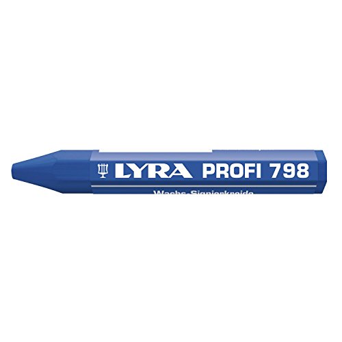 Lyra 4880051-798 pastelli a cera esagonale 12 pezzi, contenuti blu,