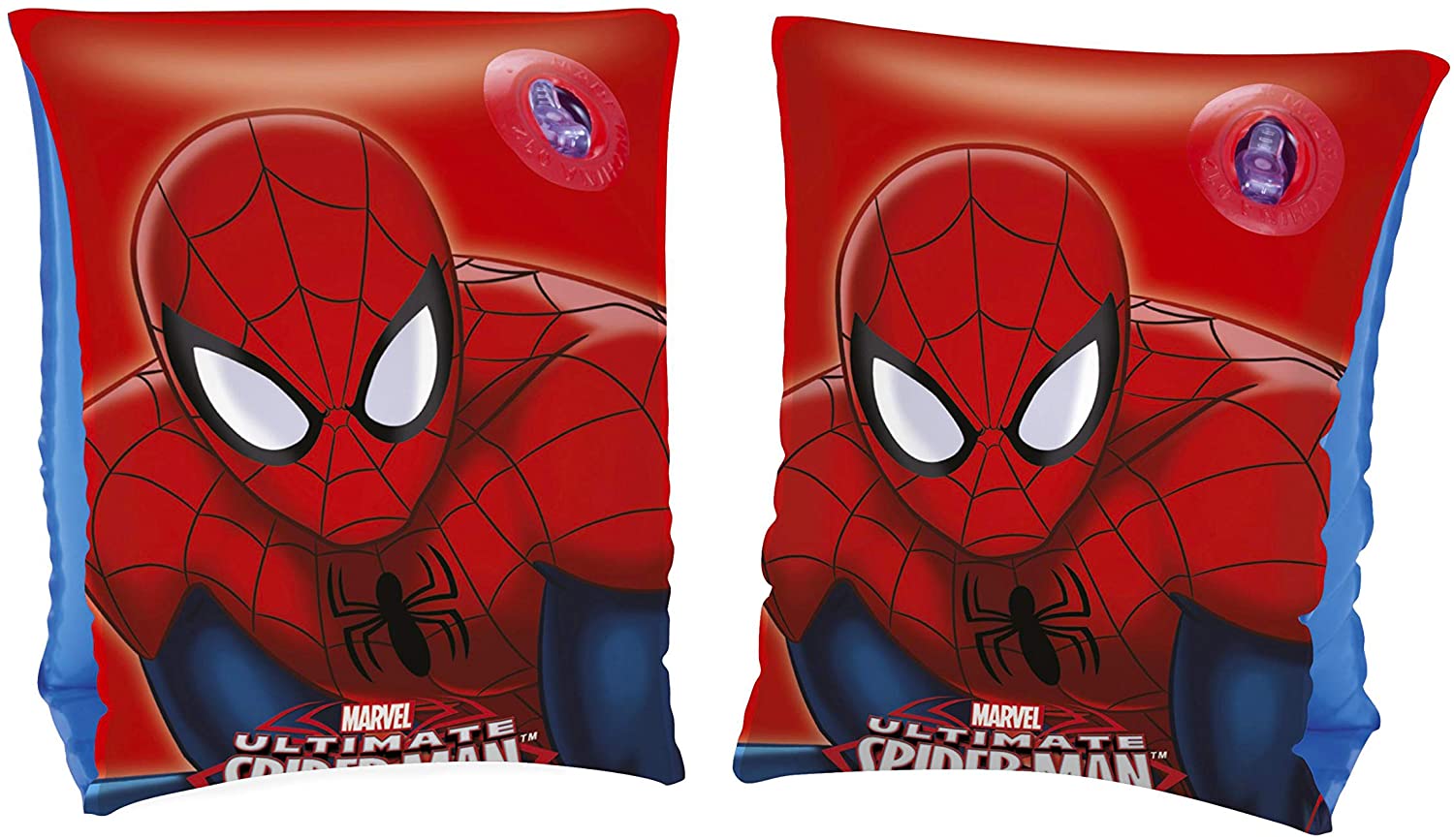 Bestway 98001 - Braccioli Spider-Man, Dimensione 23 x 15 cm, Rosso