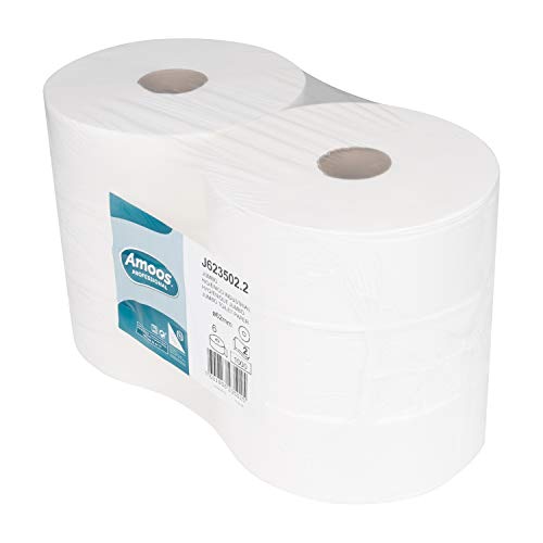 NAVIGATOR Amoos Jumbo rotolo di carta igienica – Confezione da 6 rotoli (300 m ciascuno)