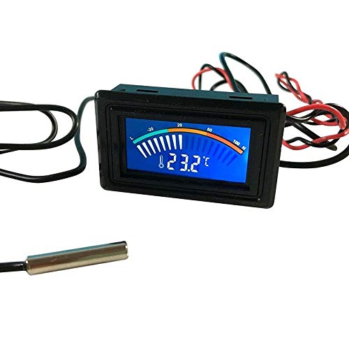 Modulo Sensore Di Temperatura, 0.28 Pollici Display Digitale Rosso, Misuratore Di Temperatura Modulo Rilevatore Con Sonda Impermeabile In Metallo NTC