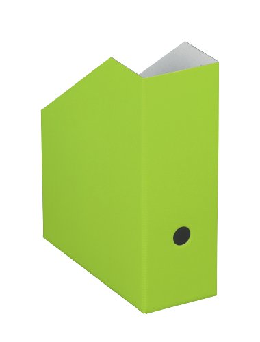 NIPS UNI COLOUR 112167128 - Cartella portarivista obliqua XL, (L x P x A) 10,5 x 26,5 x 31,5 cm, confezione da 5 pezzi, colore: Verde mela