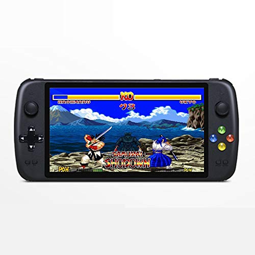 CZT La Console di Gioco Quad-Core da 7 Pollici con Doppio Joystick preciso Supporta più emulatori integrati 9000 Giochi Uscita HDMI Batteria al Litio Ricaricabile da 4000 mAh mp3 / mp4 (Nero)