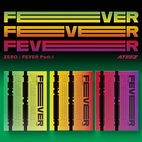 KQ Entertainment ATEEZ - Zero : Fever Part.1 Album+Folded Poster+Extra Photocards Set (Diary Ver.)