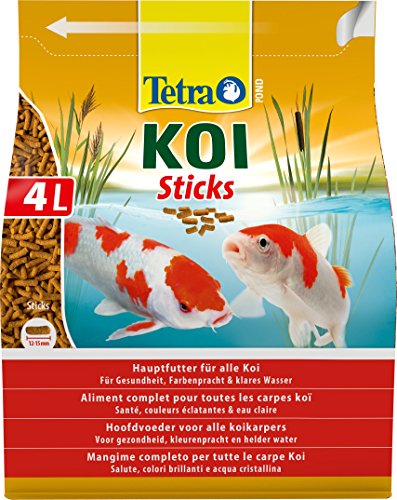 Tetra Tetrapond, Multicolore Delights Mangime per Pesci Pond Koi Sticks lt. 4-Accessori per laghetti, Unica