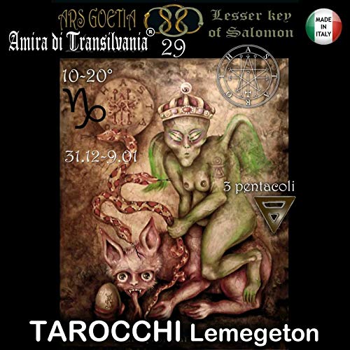 tarocchi lemegeton ars goetia mazzo di carte rari collezionabili nuovi non usati