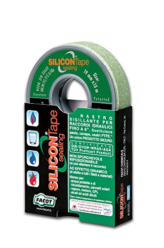 Facot Chemicals 8.03301E+12 Silicon Sealing Tape, Verde