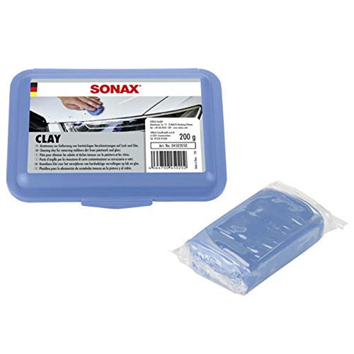 SONAX CLAY (200 g) - pasta d‘argilla per la rimozione di contaminazioni e sporco su carrozzeria e vetri | Art. N. 04502050