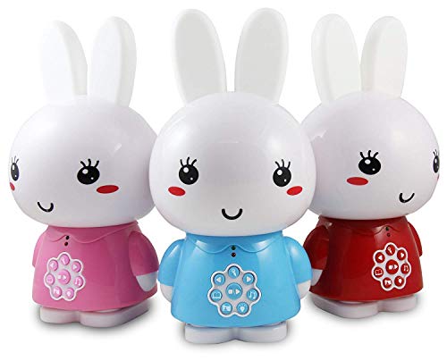 Alilo® Honey Bunny – Dolce Coniglietto Blu educativo con Inclusi racconti e brani in Lingua Inglese - Rosa