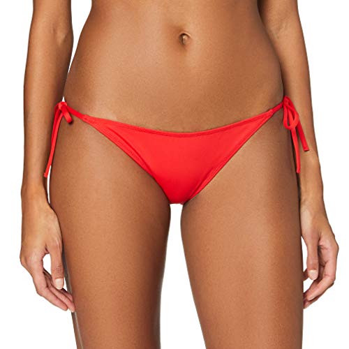 Calvin Klein String Side Tie Reggiseno Bikini, Rosso (High Risk XBG), (Taglia Produttore: Large) Donna