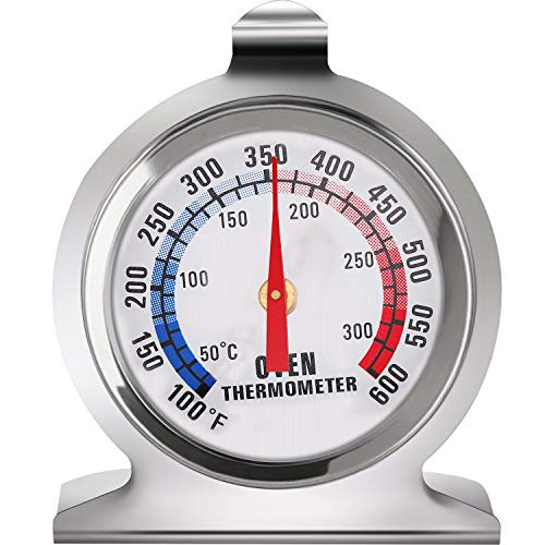 Termometro da Forno Termometro in Acciaio Serie Classica Termometro per Monitoraggio Fumatore Griglia Forno per Cucina Cottura (1)