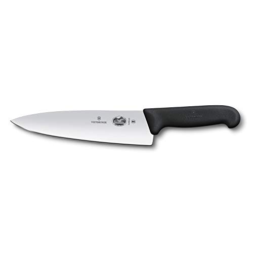 Victorinox, Coltello da cucina/ trinciante Fibrox, Nero (Black), Taglia unica