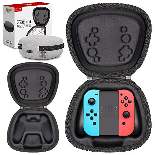 Sisma Custodia per Controller Joy-Con e Grip Joycon Nintendo, Cover rigida per riporre e proteggere impugnatura e Joycon Switch Originale, Grigio