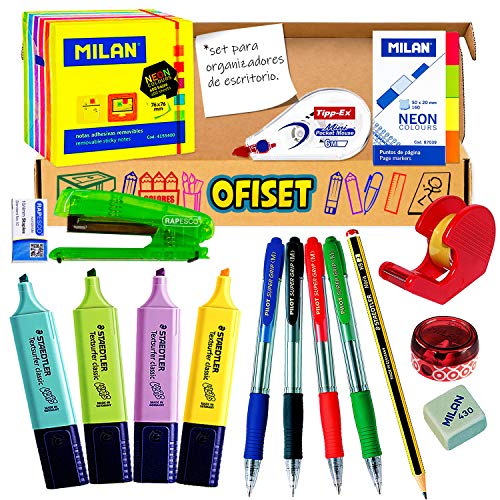 Coleset - Set di penne per ufficio e cancelleria, per penne Pilot evidenziatori pastello, materiale da scrivania, cancelleria scolastica, materiale scolastico Kawaii
