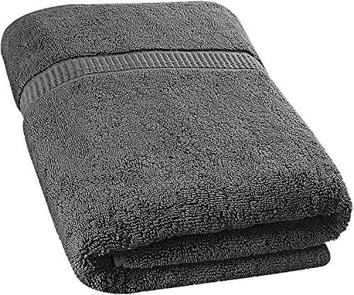 Utopia Towels - Asciugamani da Bagno Grande, Teli Bagno - Confezione Singola - 90 x 180 cm (Grigio)