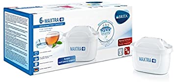 BRITA Filtri MAXTRA+ Pack 6, Cartucce per Caraffe Filtranti, 6 Filtri x 6 Mesi di Acqua Filtrata