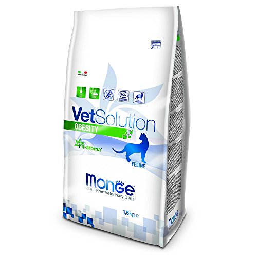 Monge Veterinary Solution Gatto Obesity kg. 1,5 Cibo Gatti, Multicolore, Unica