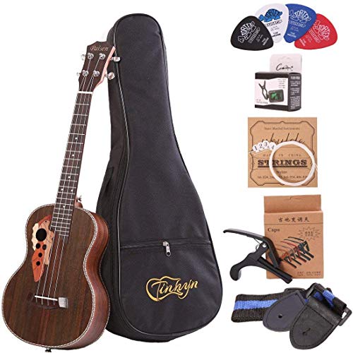 Paisen 26 inch Hawaii professional rosewood Tenor Ukulele send with Aquila strings tuner thick padded bag full set of accessories