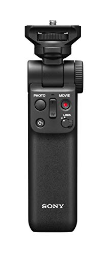 Sony GP-VPT2BT Shooting Grip Bluetooth con Funzione Telecomando Wireless e Treppiedi, per Fotocamere Digitali Sony, Ottimale per Video e Vlog, Nero