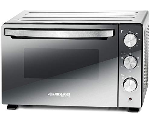 Rommelsbacher Bgs 1500 Barbecue e Forno, Acciaio Inox