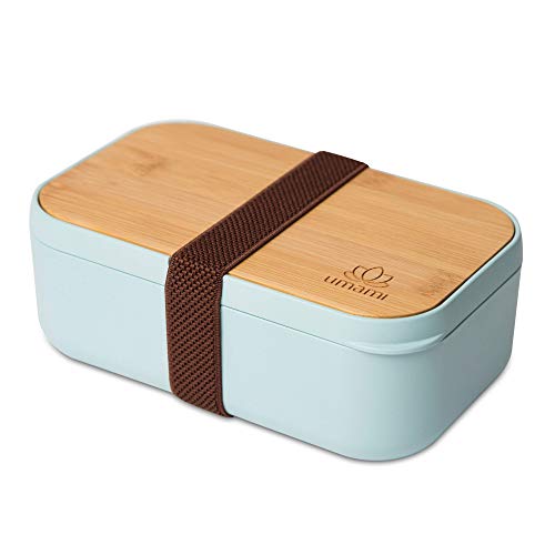 Umami® ⭐ Lunch Box EcoloChic™ Bleu & Bambou