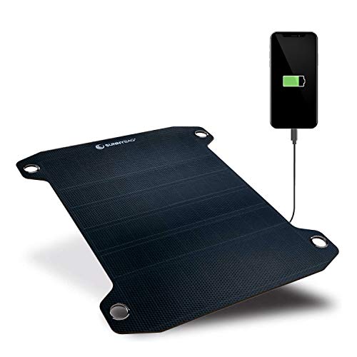SunnyBAG Leaf PRO – Il Pannello Solare Flessibile più Potente al Mondo – 7 Watt – Caricatore Solare Premium per Outdoor – Vincitore del Premio ISPO