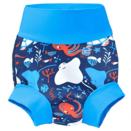 Splash About Baby New Improved Happy Nappy, bambino, HNPUSL, Under the Sea, 6-12 mesi