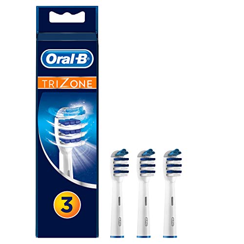 Oral-B TriZone Testine di Ricambio per Spazzolino Elettrico, 3 Pezzi, bianco