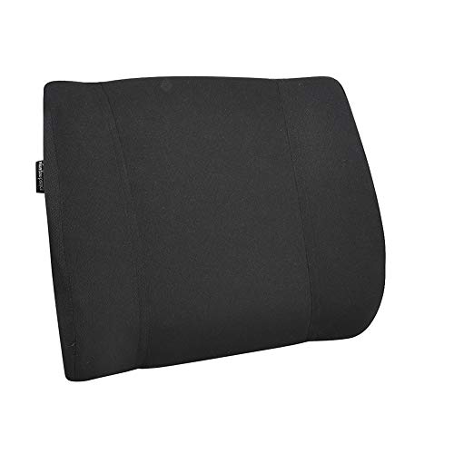 Amazon Basics - Cuscino di supporto per la zona lombare, in memory foam, sagomato