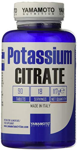 Yamamoto Nutrition Potassium CITRATE integratore di potassio da fonte organica 90 compresse