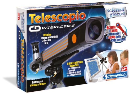 Clementoni 12710 - Scienza e Gioco, Il Telescopio Cd-Interactive