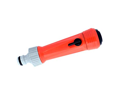 Siroflex Pistola da Giardino Dritta 4760/S, Pistola irrigazione Giardino, innaffiatoio aeratore con doccetta Getto Dolce per annaffiare Piante Giardino e vasi terrazza, Attacco rapido Universale.