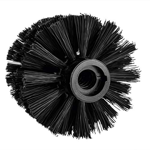 Koziol Miaou - Scopino per WC in termoplastica, nero, 7,7 x 7,7 x 9,3 cm