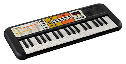 Yamaha PSS-F30, Tastiera Digitale per Bambini Portatile e Leggera, Con 37 Mini Tasti e Funzioni di Apprendimento, 1, Nero