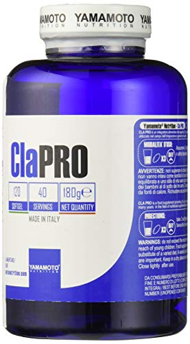 Yamamoto Nutrition Cla PRO Clarinol© Quality integratore che apporta 2,4 g di Acido Linoleico Coniugato 120 capsule