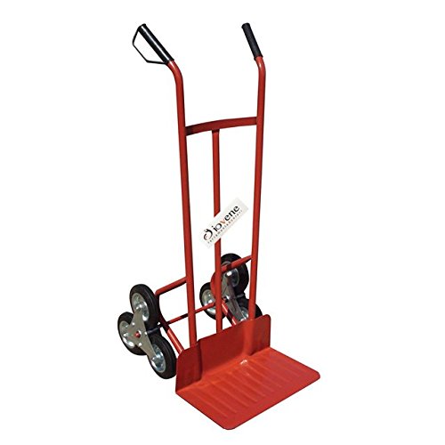 CARRELLO PORTACASSE A 3 RUOTE X SCALE KG.200 ROSSO