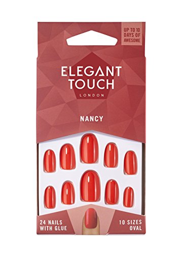 Elegant Touch Polish Nancy Red Oval -D - 15 ml