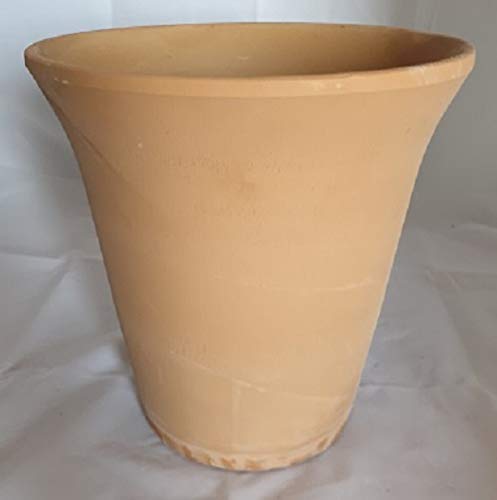 VASO IN TERRACOTTA PER PIANTE E FIORI; DIAMETRO CM. 32, ALTEZZA CM. 31. GIARDINAGGIO MADE IN ITALY