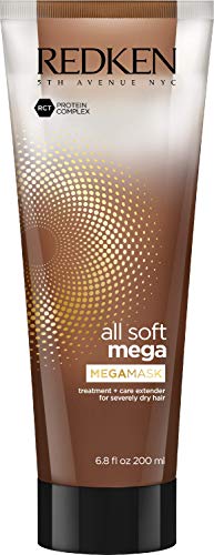 Redken All Soft Mega MegaMask, Maschera professionale idratante e nutriente, per capelli estramamente secchi e fragili - 200 ml