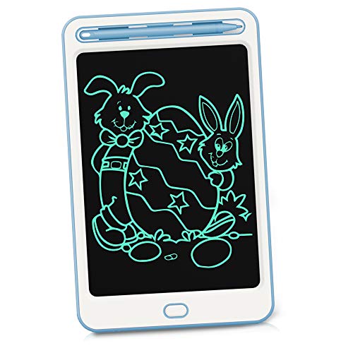 Richgv 8.5 Pollici Tavoletta Grafica LCD Scrittura, Tavolo da Disegno con Blocco dello Schermo, Elettronica Lavagna Cancellabile Portatile Lavagnetta Digitale Ewriter per Bambini (Blu)