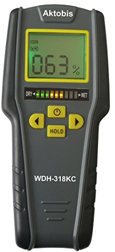 Aktobis Indicatore di Umidità, Umidificatore, Umidificatore Materiale WDH-318KC incl. batteria di qualità 9 V