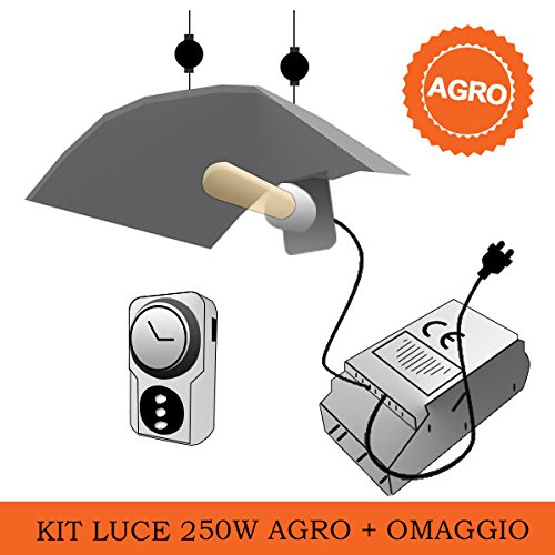 Kit Luce AGRO Super Lumens - 250W + Omaggio