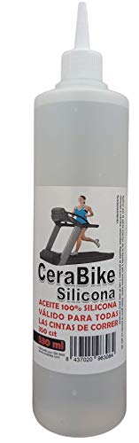 CeraBike Silicone 100% Lubrificante per nastri da corsa e camminare, 530 ml