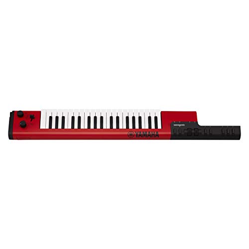 Yamaha Digital Keyboard Sonogenic SHS-500RD, Tastiera Elettronica Digitale a Tracolla con MIDI, USB e Bluetooth, Keytar Portatile con Funzione JAM, Rosso
