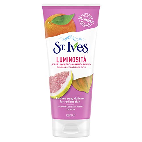 ST. Ives Even & Bright Pink Limone & Orange Scrub, 150 ml