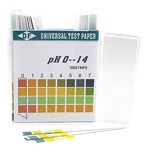 Milopon PH Test di pH Test di misurazione di cartina di tornasole (pH 0 – 14) per l' acqua di urina, 100 pezzi