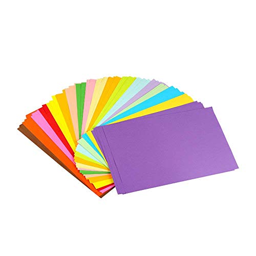 erlliyeu Origami Papier faltpapier doppio lato 100 Foglie 10 Vari Colori per DIY artigianato fogli di formato A4 20*30cm