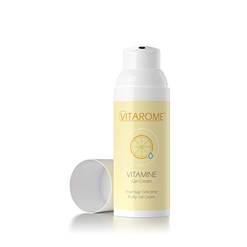 Vitarome VITAMINE, crema gel con vitamine e cellule di kiwi per ringiovanire la pelle secca, senza parabeni, 50 ml