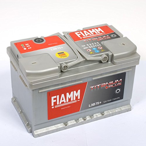 BATTERIA AUTO FIAMM cod L3B75+ TITANIUM PLUS 75Ah 730A Polo Positivo a Destra