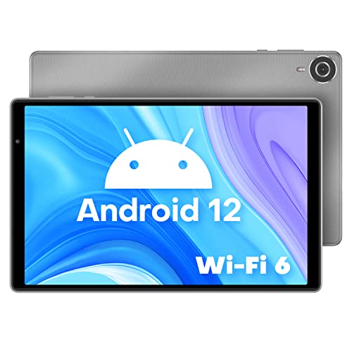 Tablet Android 12 TECLAST P25T Tablet 10 Pollici 3GB RAM+64GB ROM(TF 1TB), Allwinner A133 Quad Core 1.8GHz, 1280×800 HD IPS, 5.0GHz WiFi 6+Type C+Bluetooth 5.0+5000mAh+Dual Camere+Silver Grey 2022